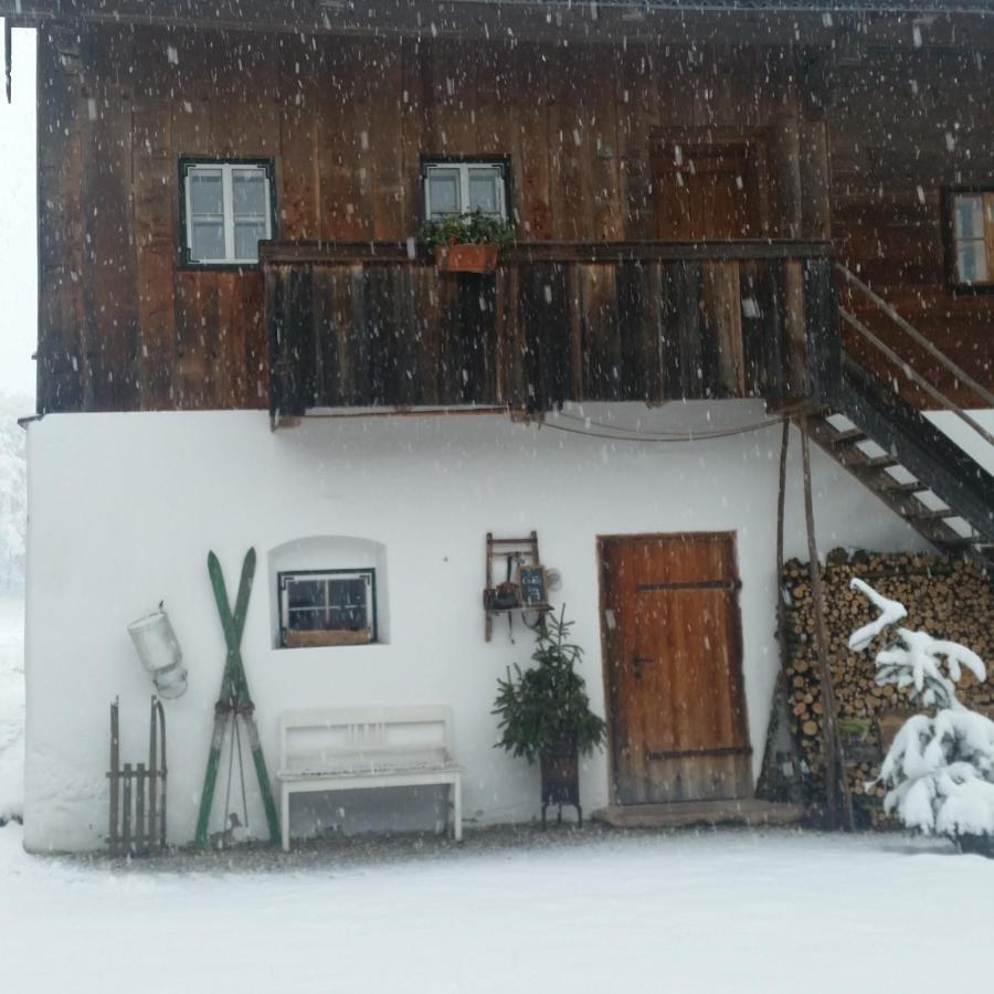 Bauernhof Kaspergut Villa Kirchberg bei Mattighofen Kamer foto